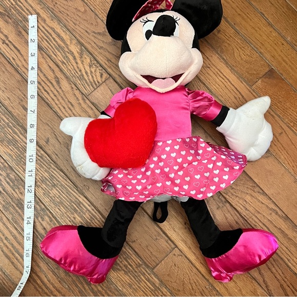 Disney Minnie Mouse Stuffed Toy with Heart - Picture 3 of 3